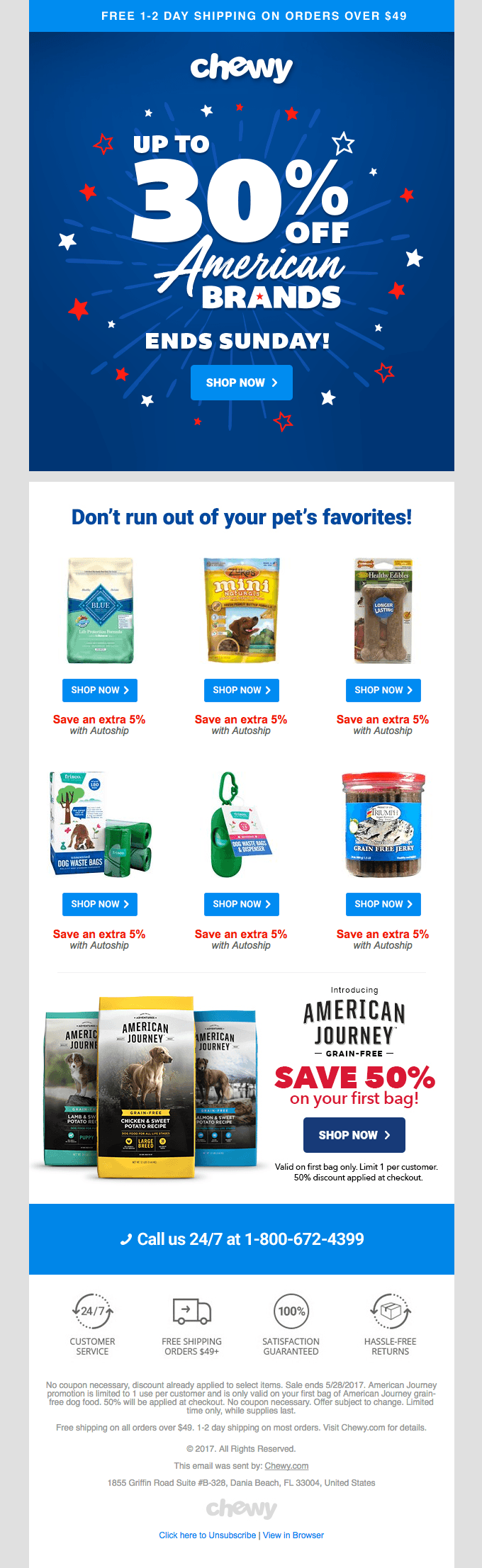 Savings Start Now ➞ Up to 30% off American Brands!