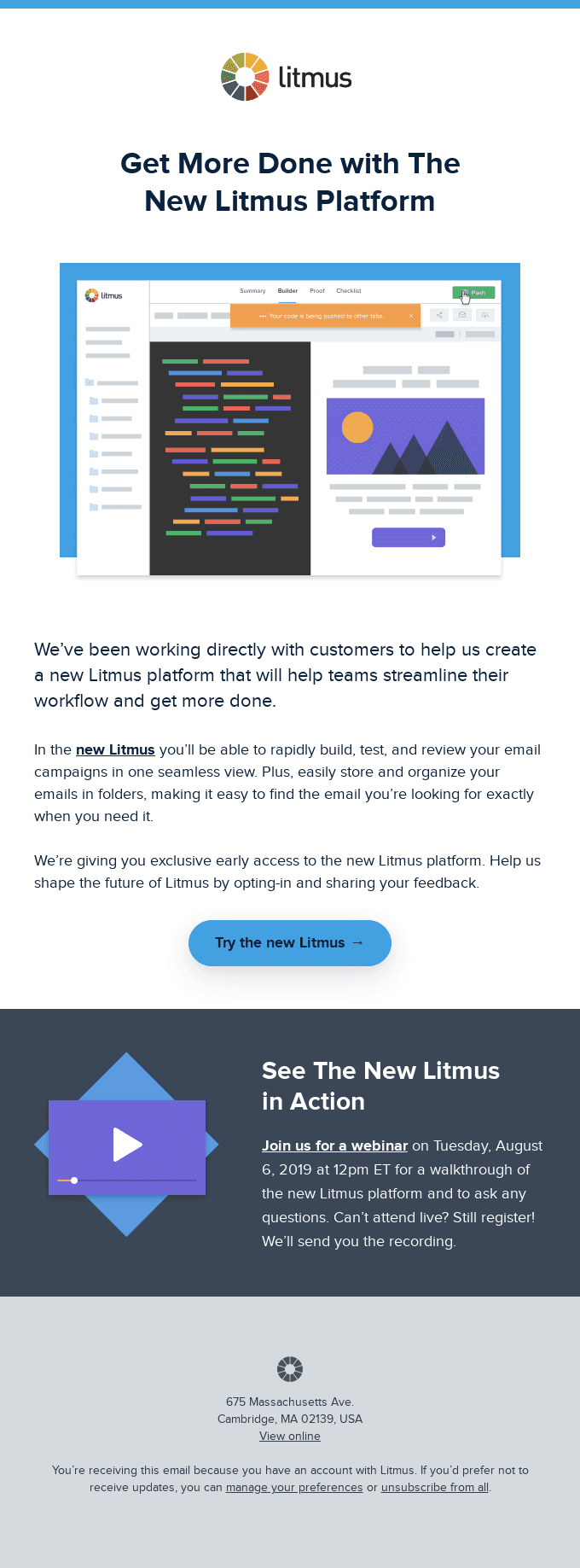 Say hello to the new Litmus platform