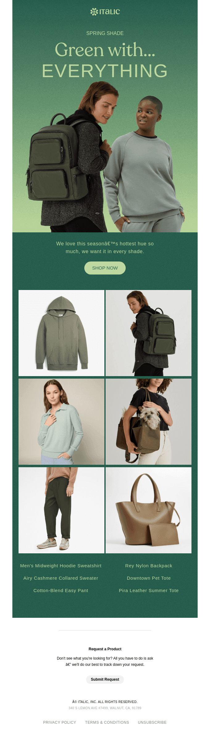 Shop this season's trending color