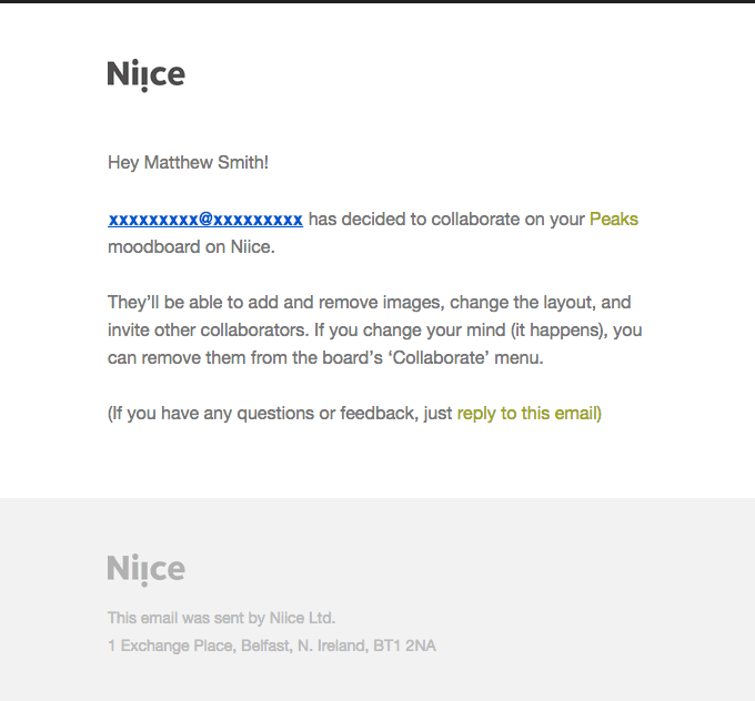 someone@gmail.com has joined your moodboard: Peaks