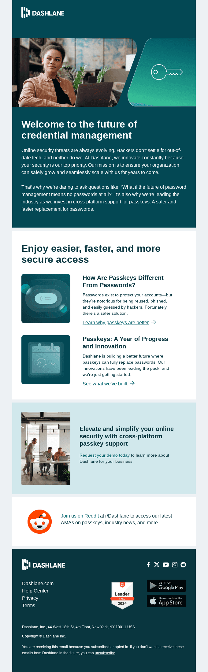 Take the next step in authentication with Dashlane