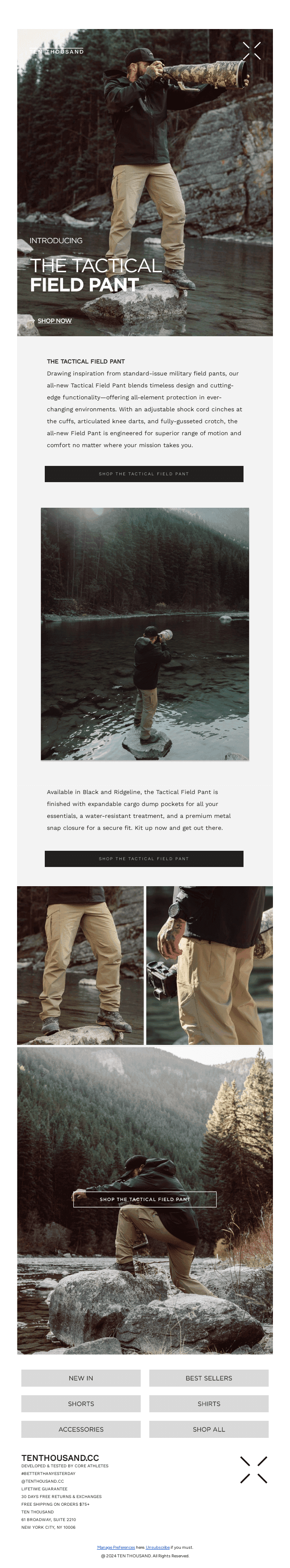 The all-new Tactical Field Pant