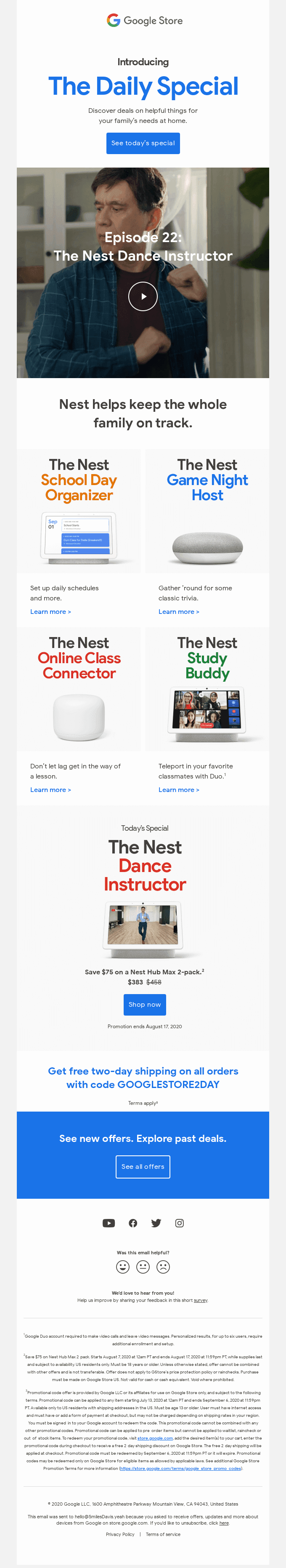 The Daily Special: Deals to bring the whole family together