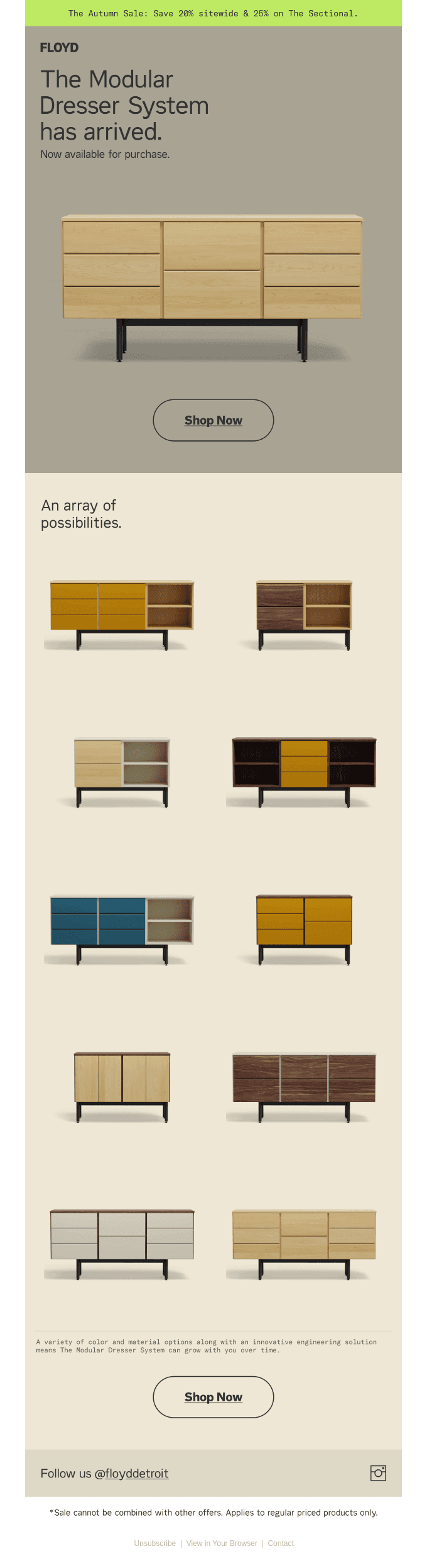The Modular Dresser is finally here!