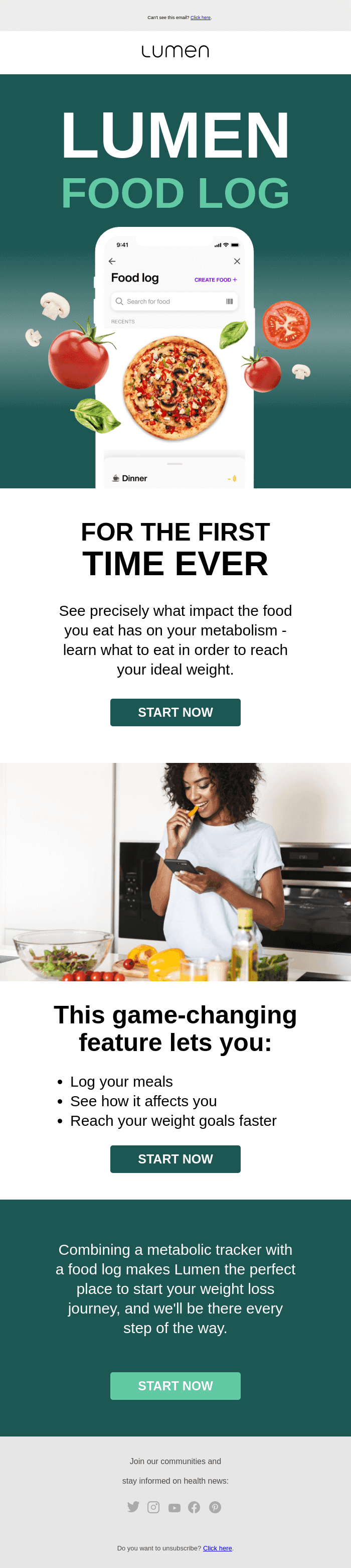 The world’s first metabolic Food Log is here!
