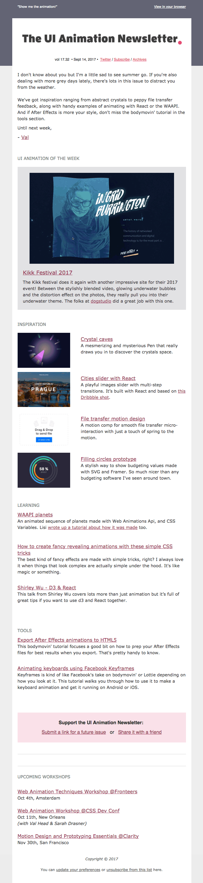 UI Animation Newsletter 17.32 – React slider, ditch gifs for SVG, underwater gorilla