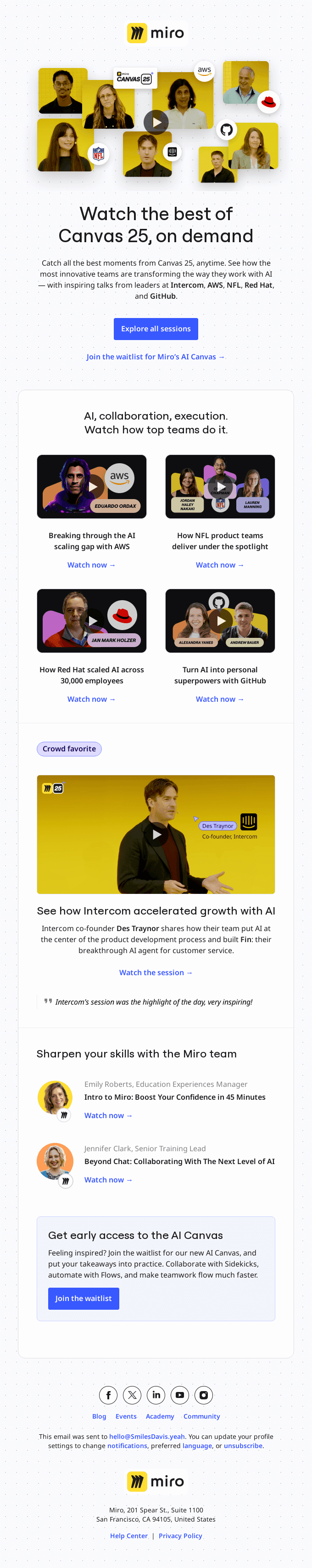 Watch: Canvas 25 sessions people are still talking about