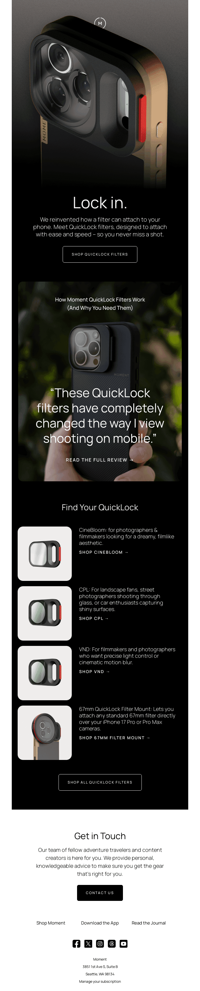 We Reinvented Mobile Filters