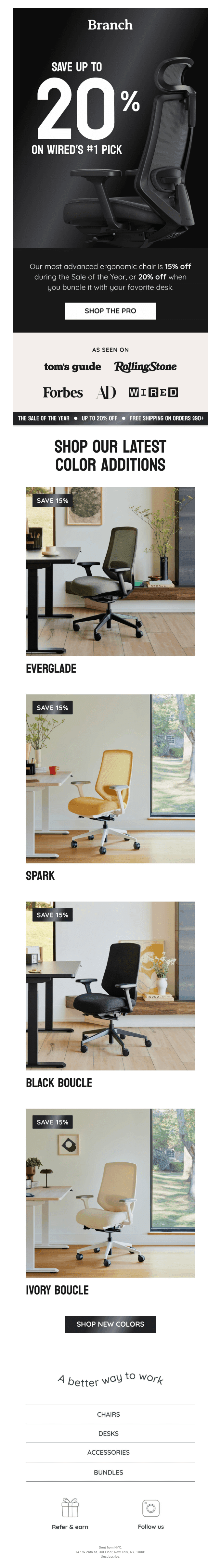 Wired's favorite office chair is up to 20% off