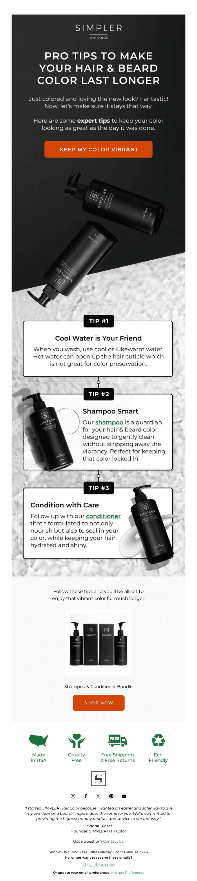 🎨 Wish your hair color would last?