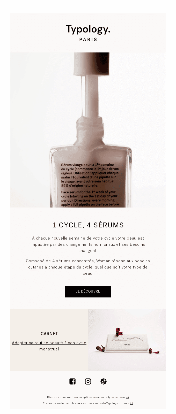 WOMAN: La gamme unique de Typology
