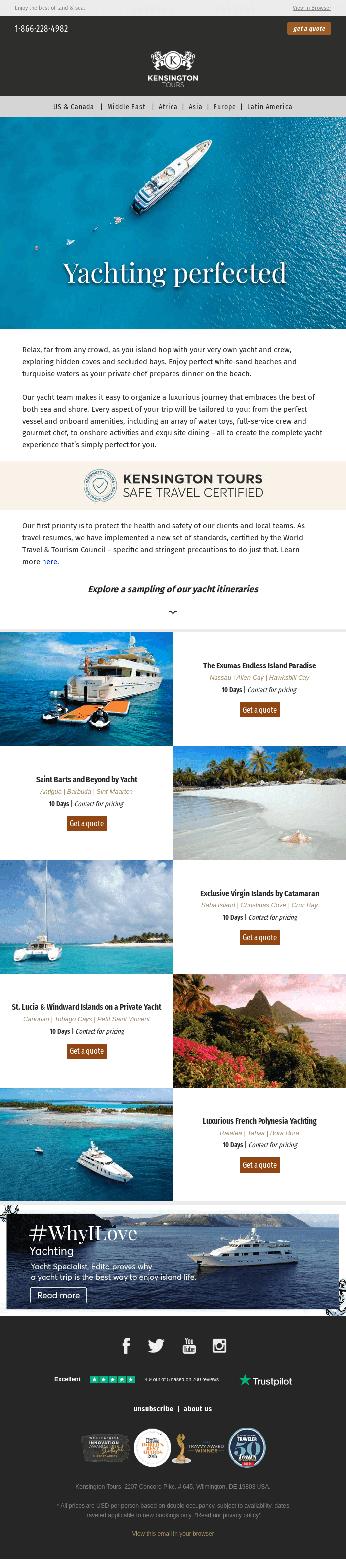 Yachts: a luxurious and enchanting experience