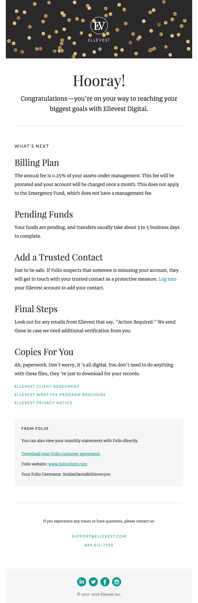 You got Ellevested! Here’s what’s next