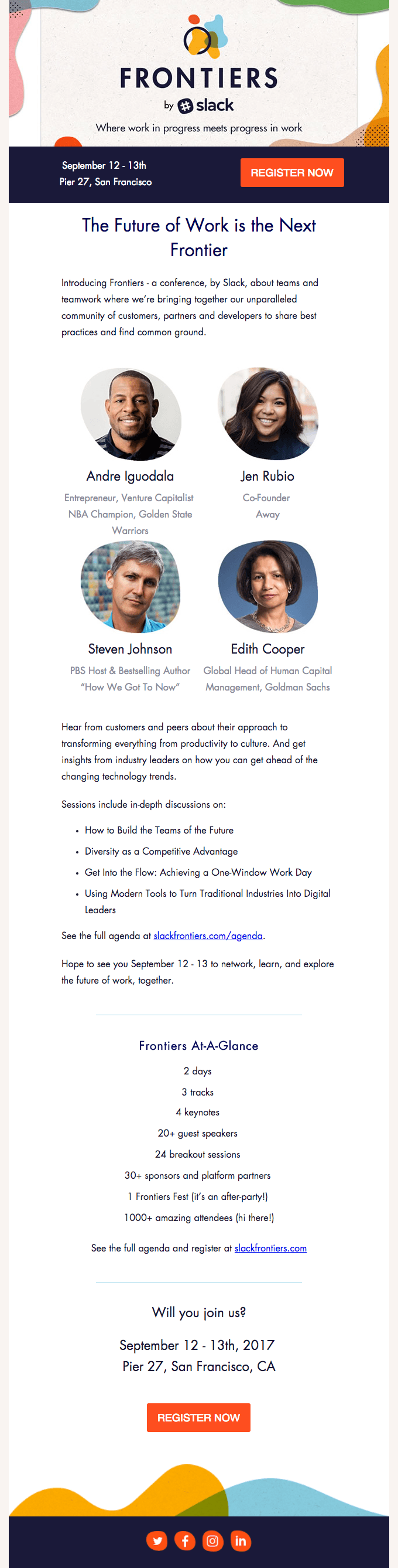 You’re Invited: Frontiers by Slack – our best (and first) ever conference